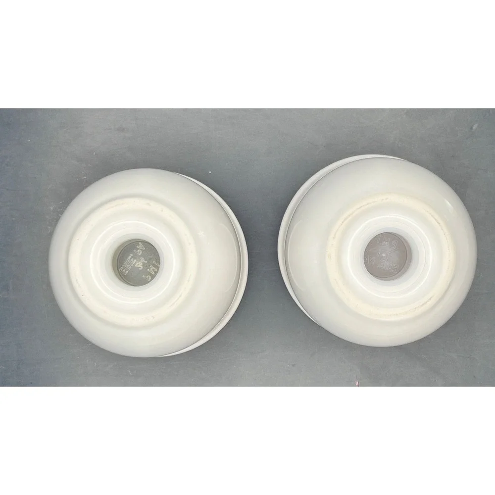 White Ceramic Salt & Pepper Shakers Braided Weave Set 2.75
